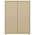 SCHUHSCHRANK Alice Springs  in 74,5/99,1/34,9 cm  - Hellgelb/Grau, MODERN, Holzwerkstoff/Kunststoff (74,5/99,1/34,9cm) - Carryhome