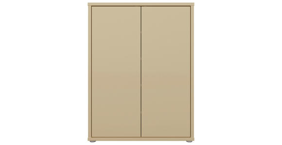 SCHUHSCHRANK Alice Springs  in 74,5/99,1/34,9 cm  - Hellgelb/Grau, MODERN, Holzwerkstoff/Kunststoff (74,5/99,1/34,9cm) - Carryhome