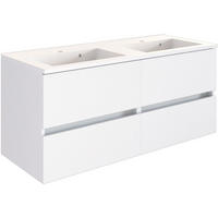 WASCHTISCHKOMBI 120 cm  - Weiß, Design, Holzwerkstoff/Stein (120cm) - Held