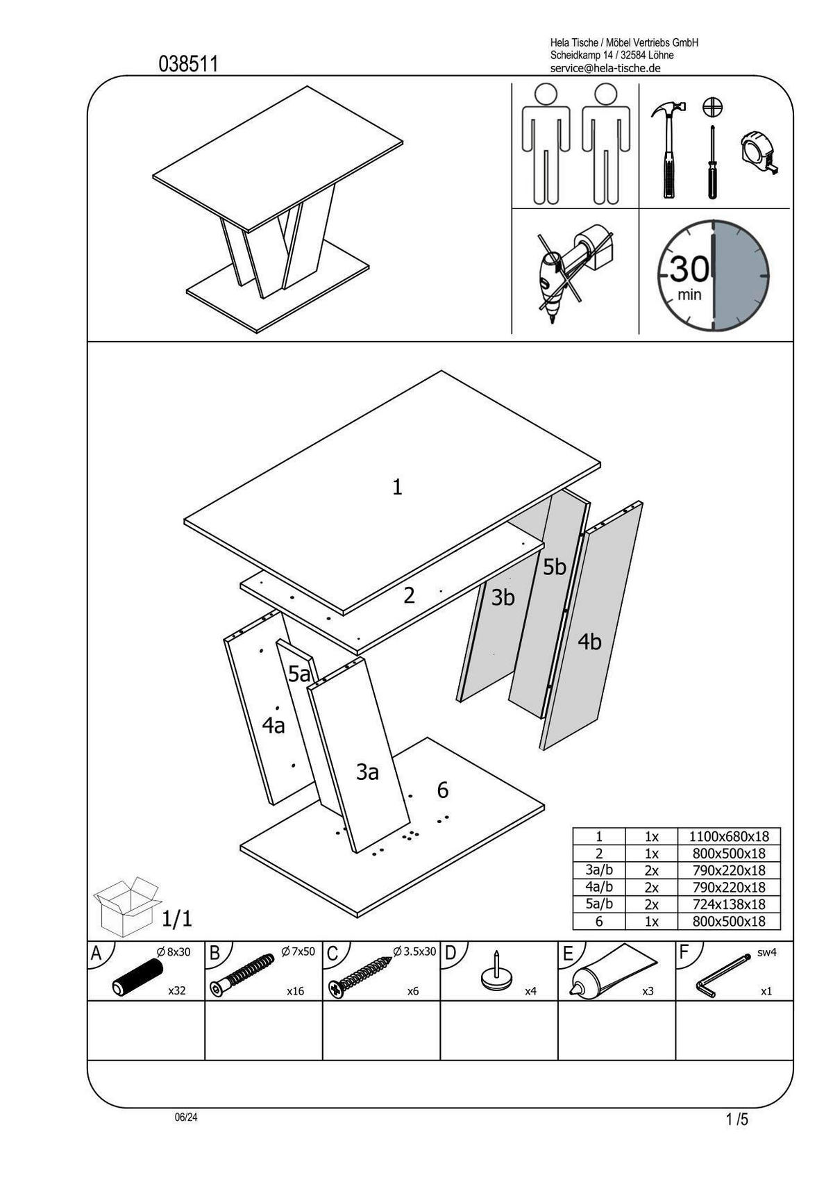 ESSTISCH 110/76/68 cm Nachbildung  Holzwerkstoff Variantenauswahl rechteckig Schwarz, Dunkelgrau  - Dunkelgrau/Schwarz, MODERN, Holzwerkstoff (110/76/68cm) - P & B