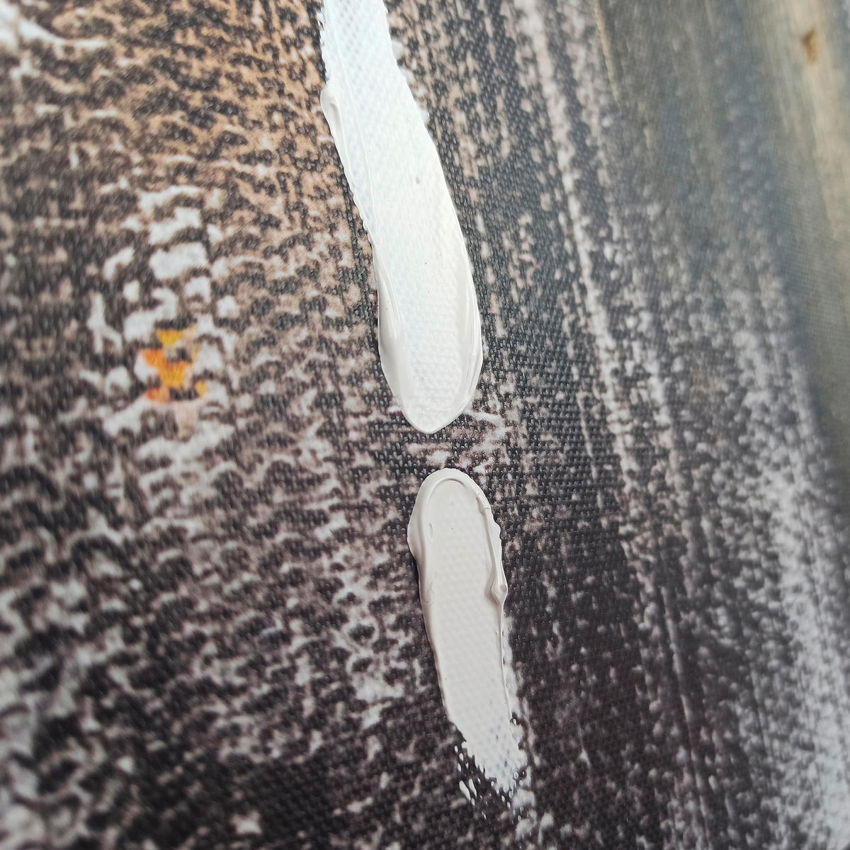 ÖLGEMÄLDE Abstraktes 100/70 cm  - Beige/Schwarz, LIFESTYLE, Holzwerkstoff/Textil (100/70cm) - Monee