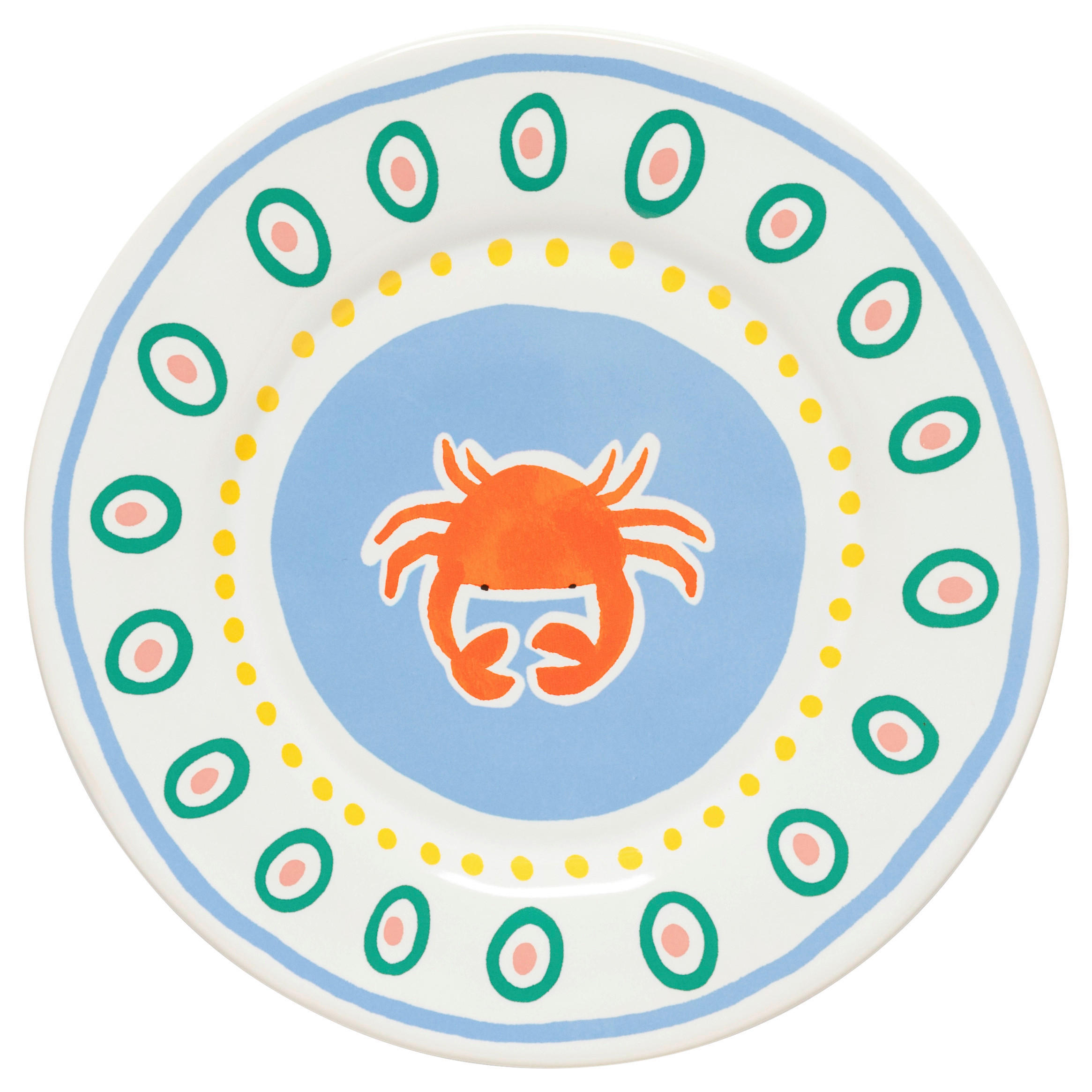 DESSERTTELLERSET Multicolor 6-teilig 22 cm SUMMER BLISS  - Multicolor, Basics, Keramik (22cm) - Costa Nova