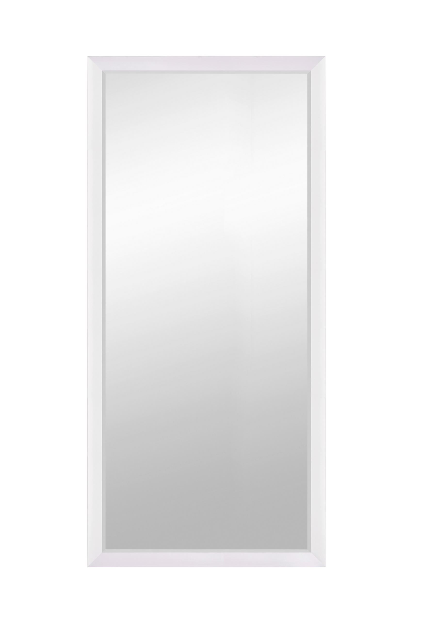 WANDSPIEGEL 100/200/1,8 cm    in rechteckig  - Weiß, MODERN, Glas/Holzwerkstoff (100/200/1,8cm) - Milino