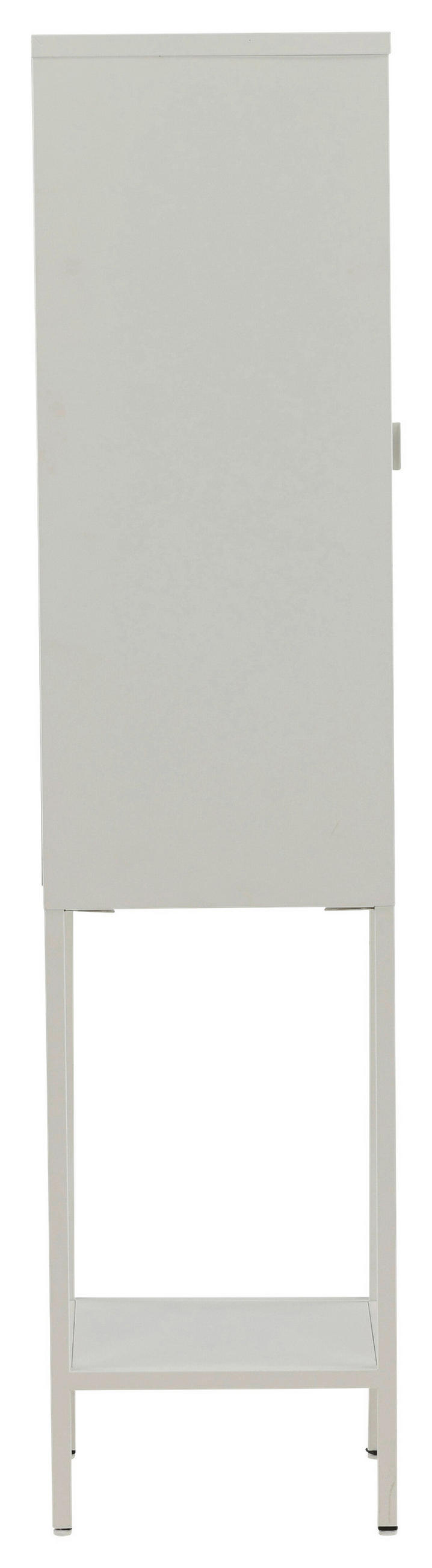 VITRINE in Weiß  - Weiß, Design, Metall (40,5/150/35cm) - Livetastic