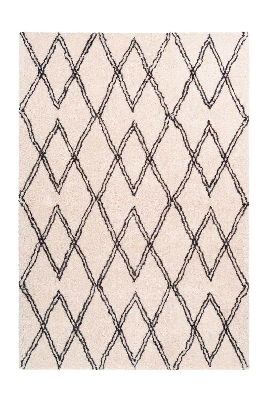 HOCHFLORTEPPICH 120/170 cm Orlando 325 Elfenbein Creme  - Creme, KONVENTIONELL, Textil (120/170cm)