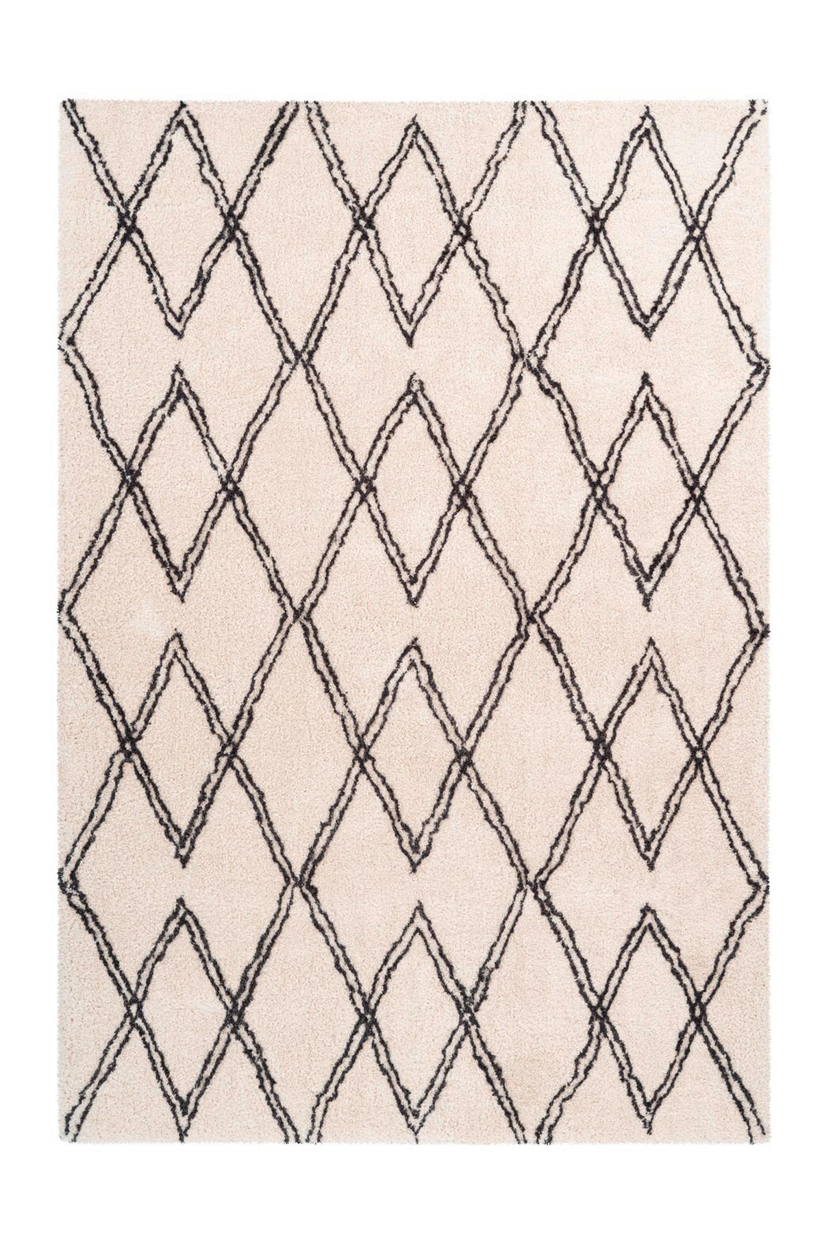 HOCHFLORTEPPICH 160/230 cm Orlando 325 Elfenbein Creme  - Creme, KONVENTIONELL, Textil (160/230cm)