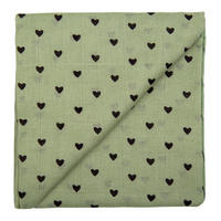 MULLWINDELN    - Anthrazit/Grün, Basics, Textil (60/0.1/60cm) - ZEWI