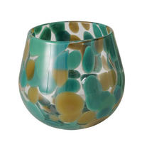 MÉCSESTARTÓ - többszínű, Design, Üveg (14/12,5cm)