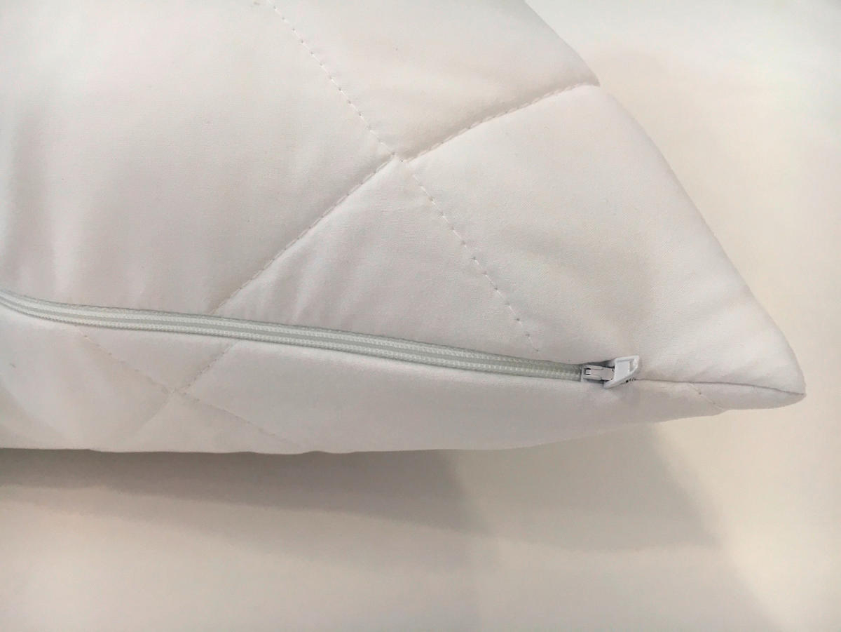 PREVLEKA ZA VZGLAVNIK  PAOLA  40/60 cm       - bela, Konvencionalno, tekstil (40/60cm) - Boxxx