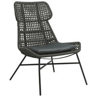GARTEN-RELAXSESSEL Aluminium  - Platinfarben/Anthrazit, Basics, Textil/Metall (78/101/84,5cm) - Stern