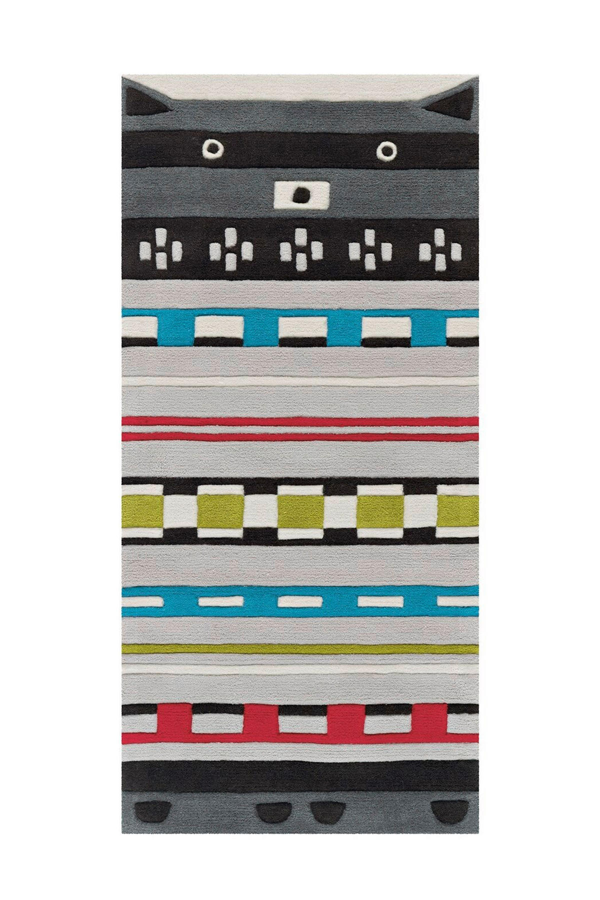 FLACHWEBETEPPICH 75/160 cm  - Multicolor, Design, Textil (75/160cm) - Novel