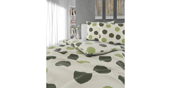BETTWÄSCHE 3-teilig Satin 200/200 cm  - Grün, Textil (200/200cm) - Esposa
