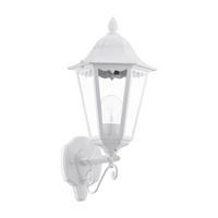 VÄGGLAMPA UTOMHUS - klar/vit, Basics, metall/glas (47,5/20/28,5cm) - Eglo