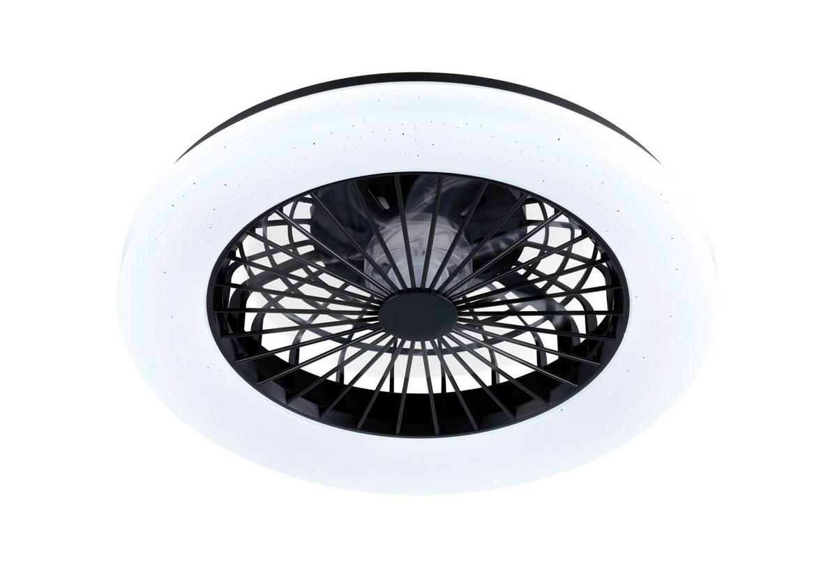 PLAFONSKI VENTILATOR   - providno/bela, Trendi, plastika (48,5/14cm) - Mican