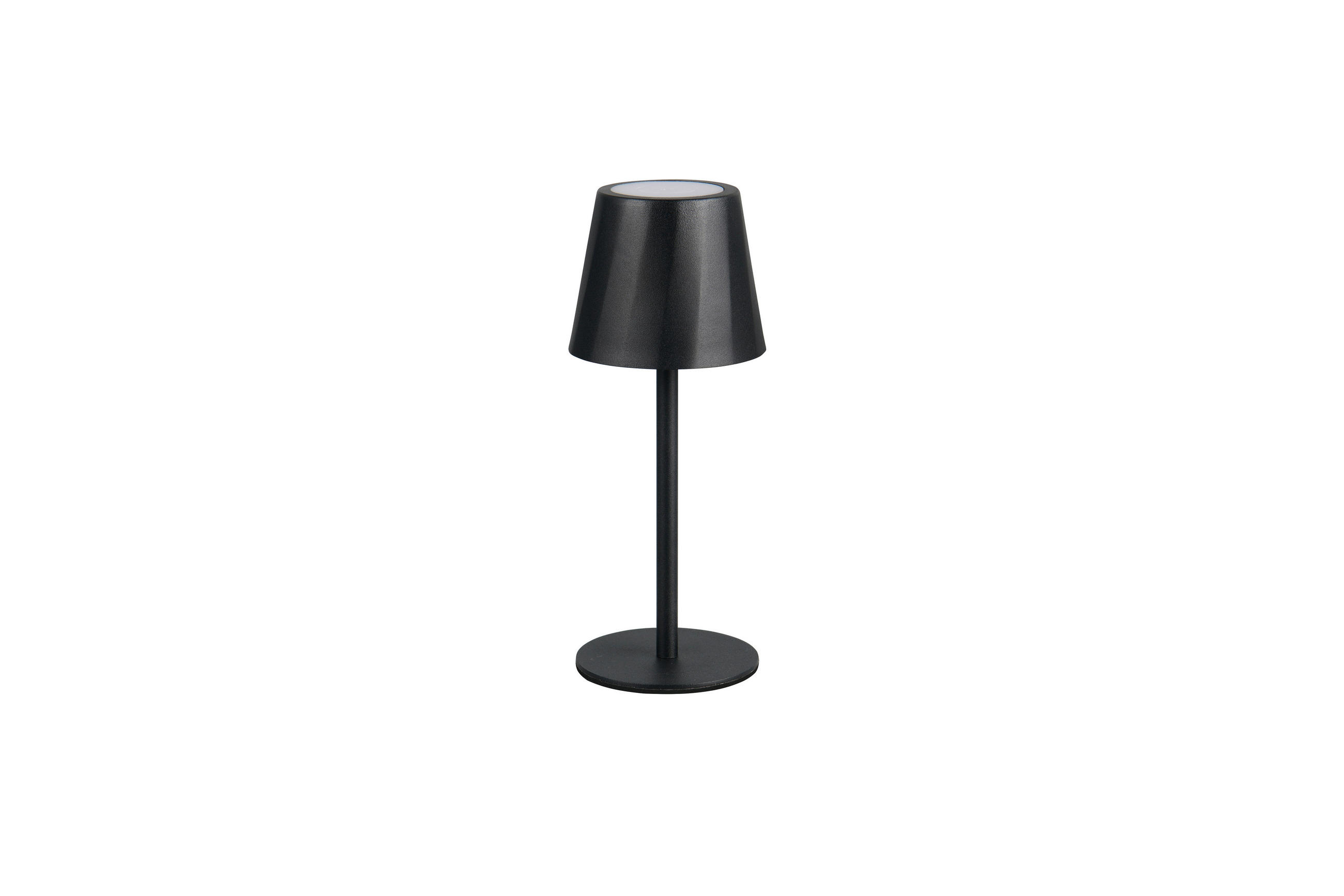 XXXLutz Akku-Tischleuchte Diaz Schwarz 21 cm
