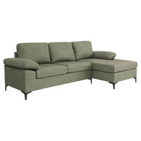 COLȚAR textil verde  - verde/negru, Konventionell, plastic/metal (262/135cm) - MID.YOU