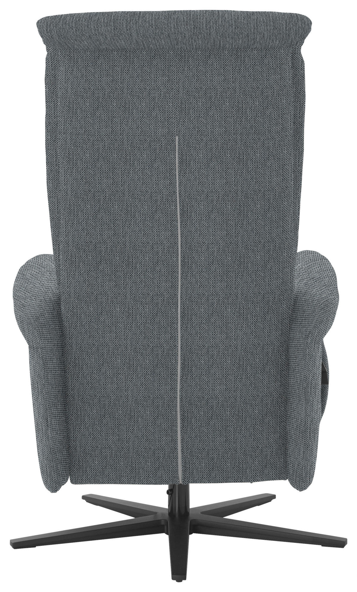 RELAXSESSEL in Textil Anthrazit  - Anthrazit/Schwarz, Design, Textil/Metall (77/115/89cm) - Pure Home Comfort