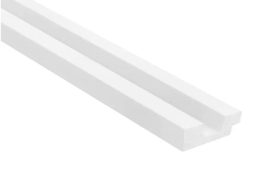 ZAVRŠNI PROFIL LIJEVI  bijela  - bijela, Basics, plastika (270/3.6/1.2cm)