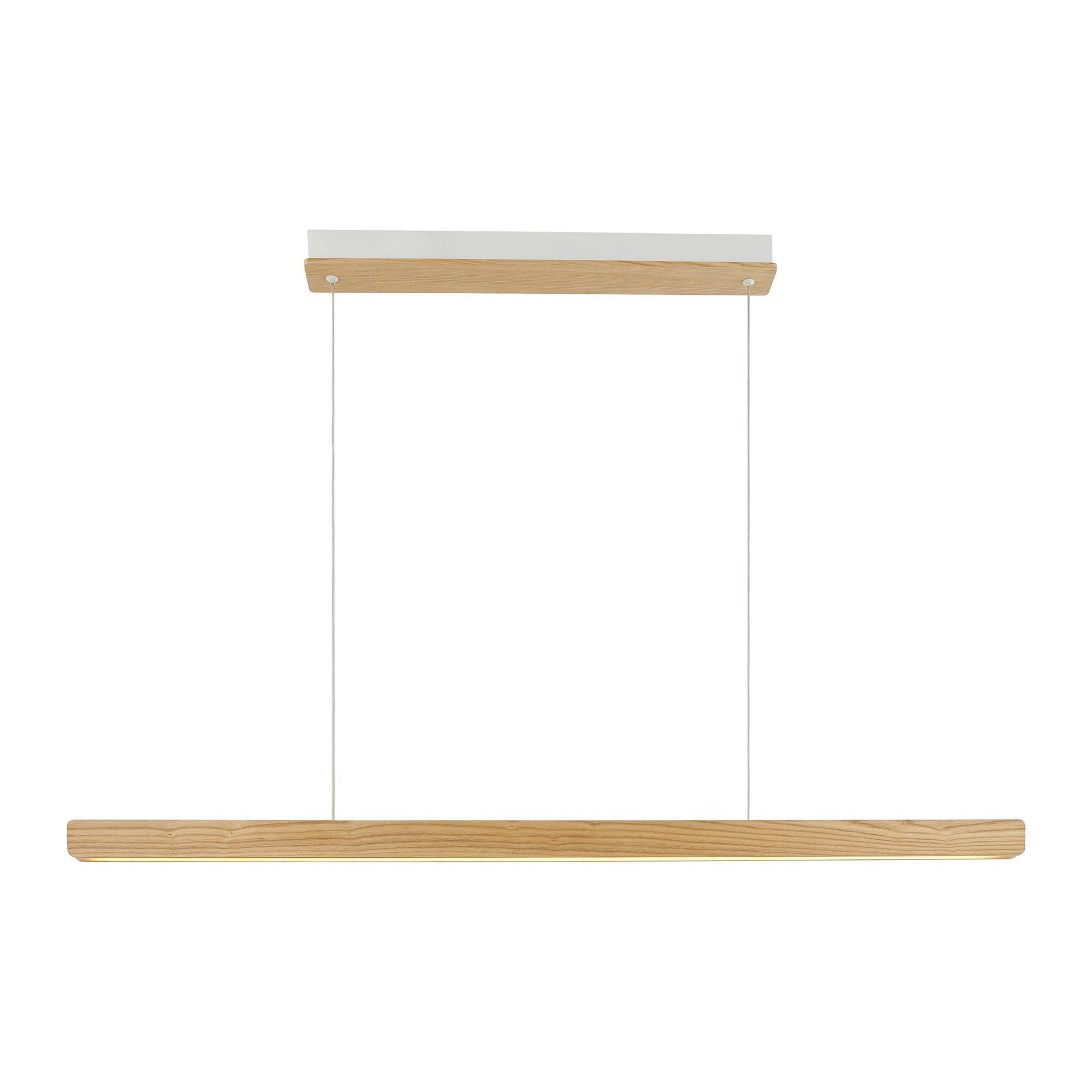 LED-PENDELLEUCHTE 115/4,4/5 cm   - Eschefarben, Natur, Holz (115/4,4/5cm) - Nordlux