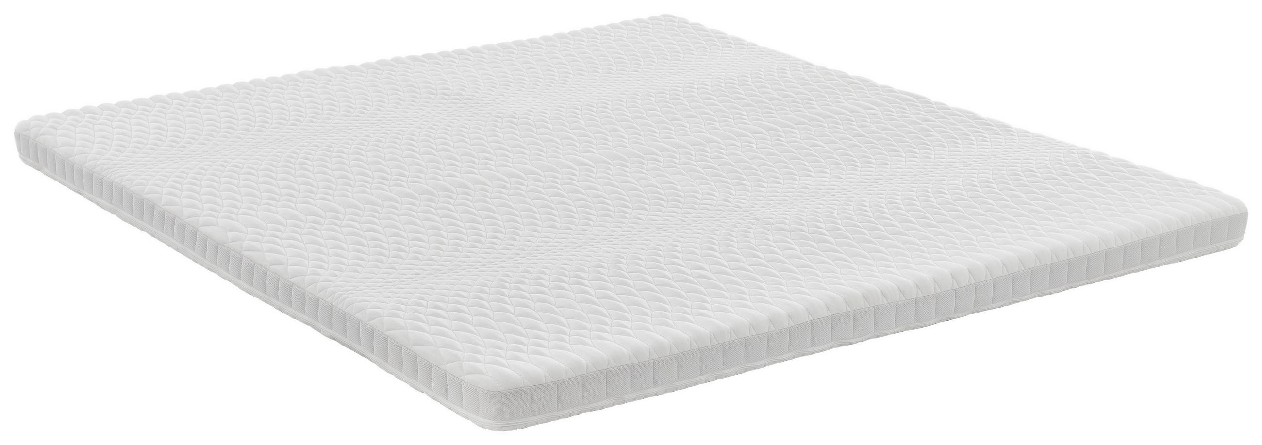 TOPPER 90/200 cm Höhe ca. 10 cm  - Weiß, Basics, Textil (90/200cm) - Novel