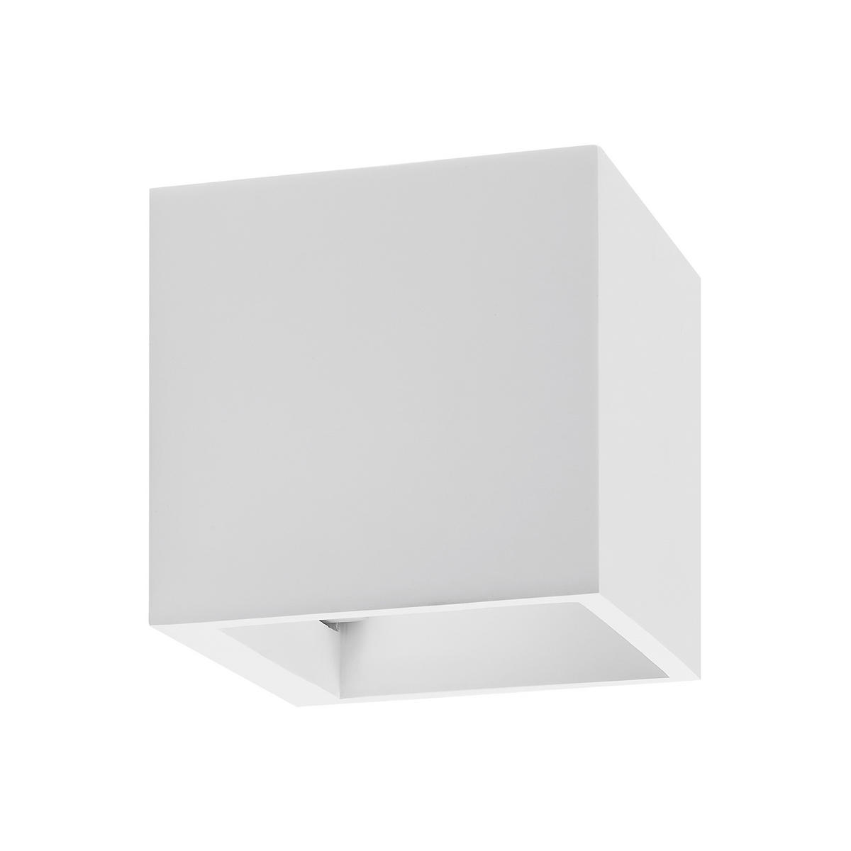 WANDLEUCHTE Alessia 11,5/11,5/11,5 cm  - Weiß, Basics, Stein (11,5/11,5/11,5cm) - Novel