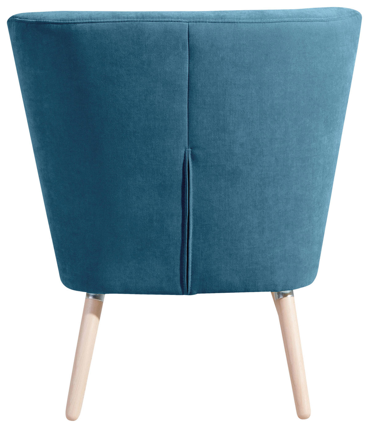 SESSEL Velours Petrol    - Buchefarben/Petrol, Design, Holz/Textil (69/80/68cm) - Max Winzer