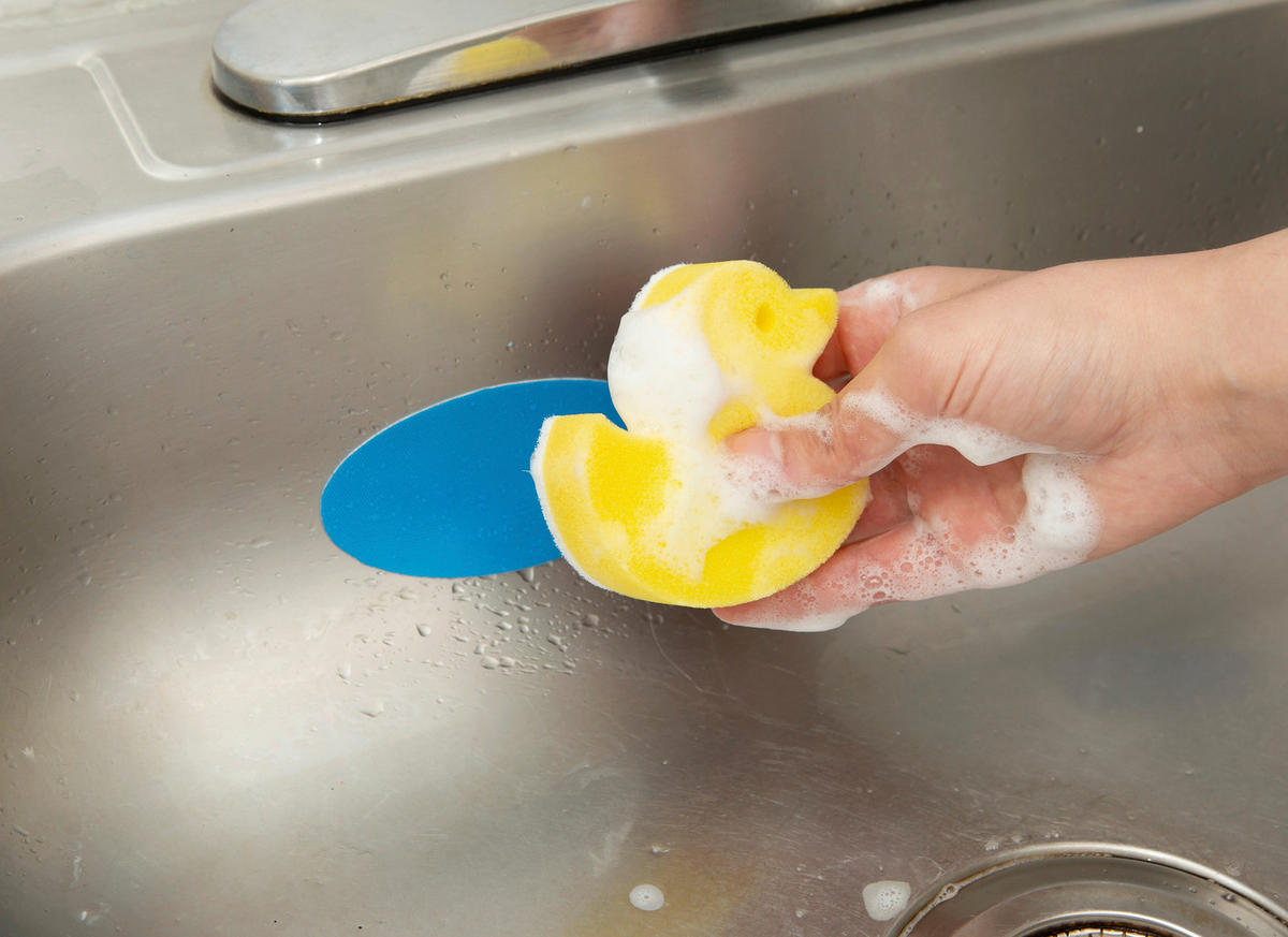 SUNĐER  - žuta/plava, Osnovno, koža (9/3/11,5cm) - Kikkerland