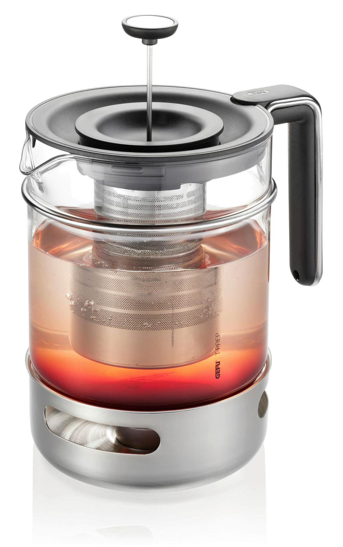 TEEKANNENSET  - Design, Glas/Kunststoff (21/15/25cm) - Gefu