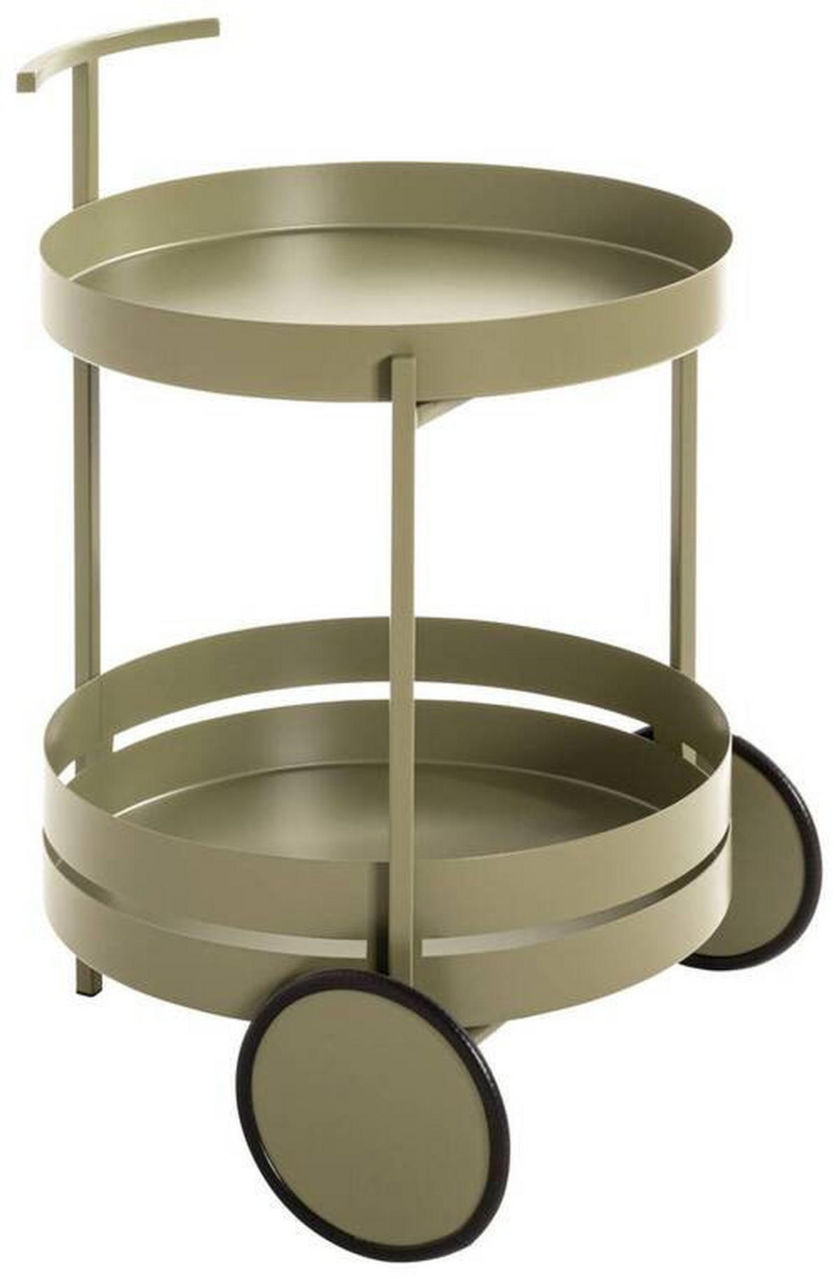 SERVIERWAGEN Hellgrün  - Hellgrün, Design, Metall (42/42/61cm)