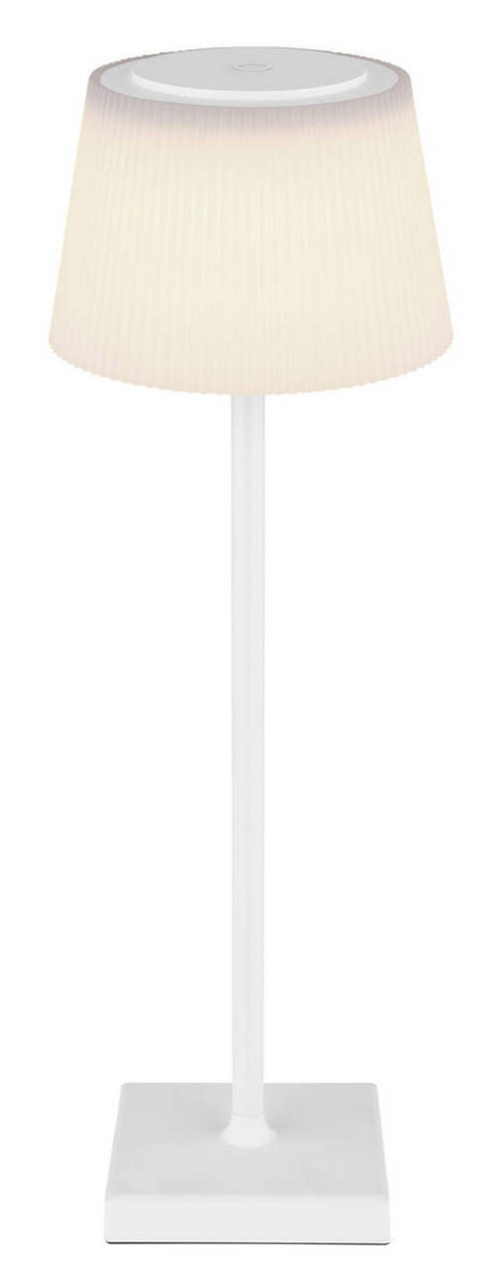STOLNA PUNJIVA SVJETILJKA  - bijela, Konvencionalno, metal/plastika (13,1/38cm) - Globo
