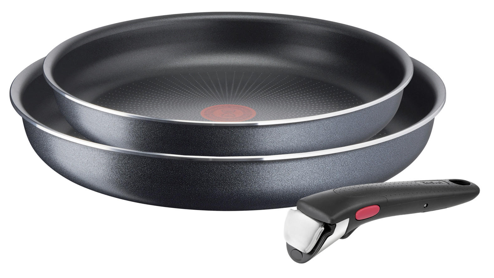 PFANNENSET 3-teilig  - Schwarz, Basics, Metall (35/31/6cm) - Tefal
