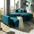WOHNLANDSCHAFT in Textil Petrol - Silberfarben/Petrol, Design, Kunststoff/Textil (215/145cm) - Carryhome WOHNLANDSCHAFT in Textil Petrol - Silberfarben/Petrol, Design, Kunststoff/Textil (215/145cm) - Carryhome
