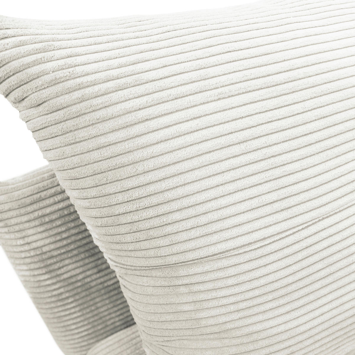 SCHLAFSOFA  mit Liegefunktion Cord Weiß  - Schwarz/Weiß, Design, Kunststoff/Textil (154/93/85cm) - MID.YOU