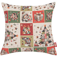 PREVLEKA ZA BLAZINO  NOEL FROST  40/40 cm       večbarvno  - večbarvno, Basics, tekstil (40/40cm) - X-Mas
