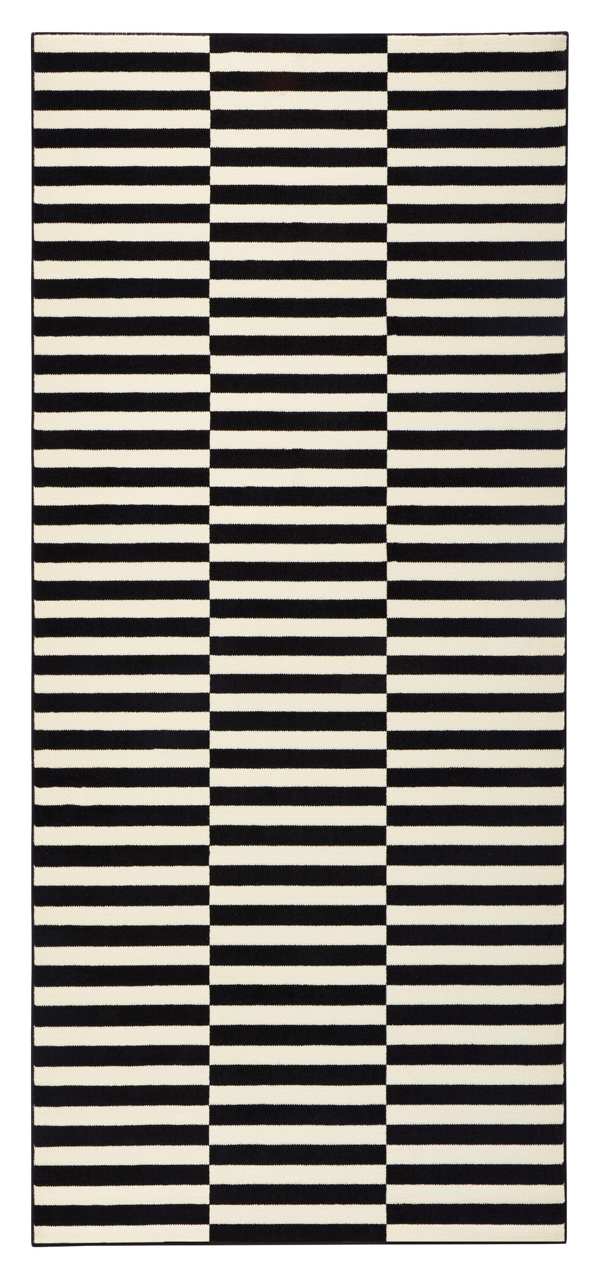 Hanse Home Läufer Gloria Schwarz, Creme 80x200 cm