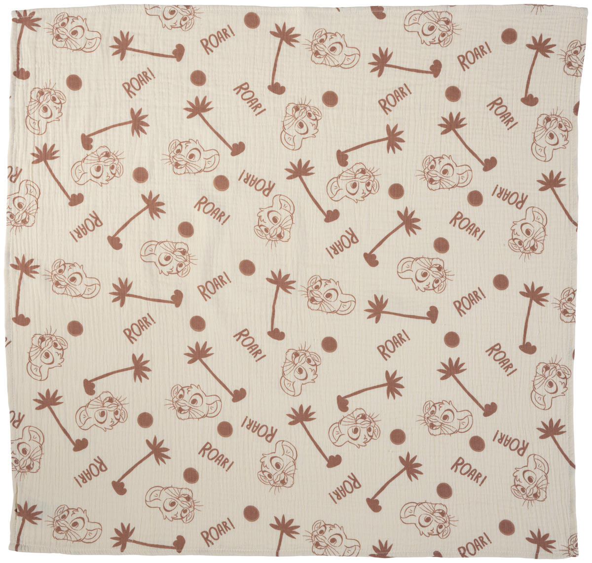 STOFFWINDELSET   König der Löwen 3-teilig  - Weiss/Gelb, Trend, Textil (70/70cm) - Disney