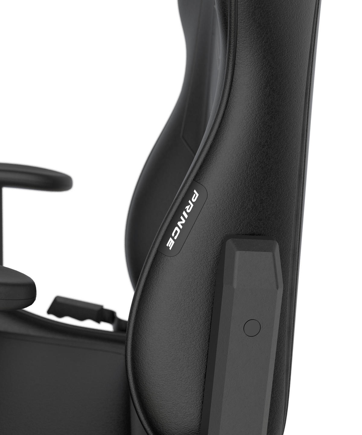 GAMINGSTUHL  in Lederlook Schwarz  - Schwarz/Weiß, KONVENTIONELL, Kunststoff/Textil (70/132/70cm) - Dxracer