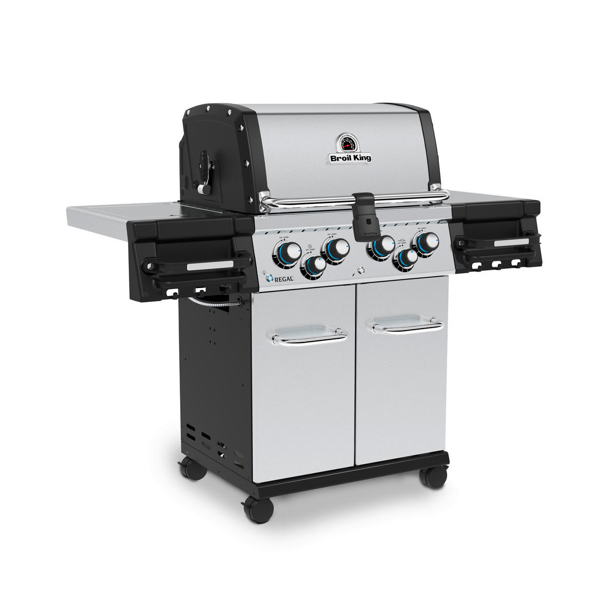PLINSKI ŽAR  REGAL - barve nerjavečega jekla, Basics, kovina (143/125/63cm) - Broil King