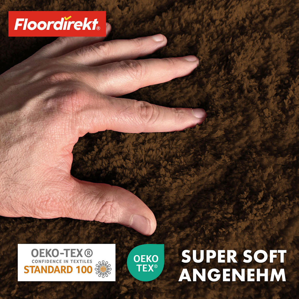 BADEMATTE SKY Braun 120 cm  - Braun, Basics, Kunststoff/Textil (120cm) - Floordirekt