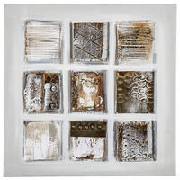 OBJEKTBILD 55/55 cm  - Beige/Hellgrau, Basics, Holz/Textil (55/55cm) - Monee