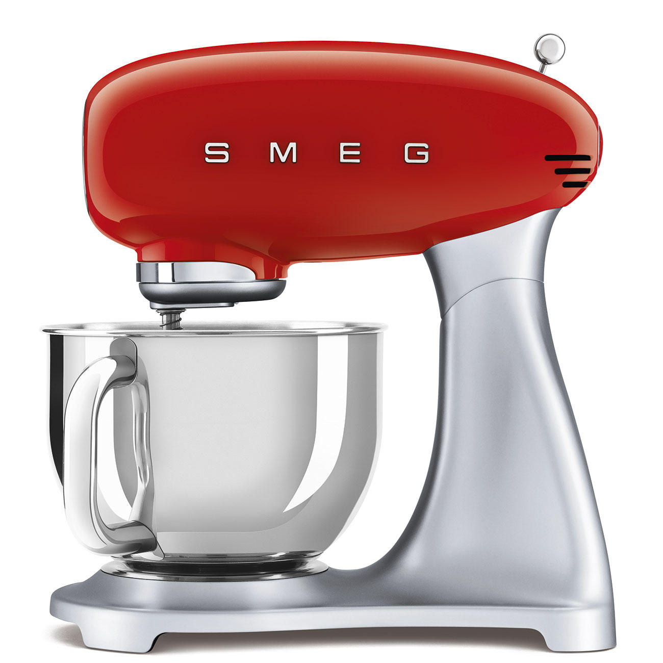 KÜCHENMASCHINE SMF02RDEU  - Rot/Silberfarben, Basics, Metall (40,2/37,8/22,1cm) - SMEG