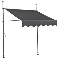 MARKISE - Dunkelblau, MODERN, Kunststoff/Metall (300/200-300/120cm)