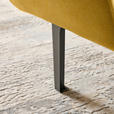 ECKSOFA in Chenille Currygelb  311/167 cm  - Currygelb/Schwarz, Design, Textil/Metall (311/167cm) - Xora