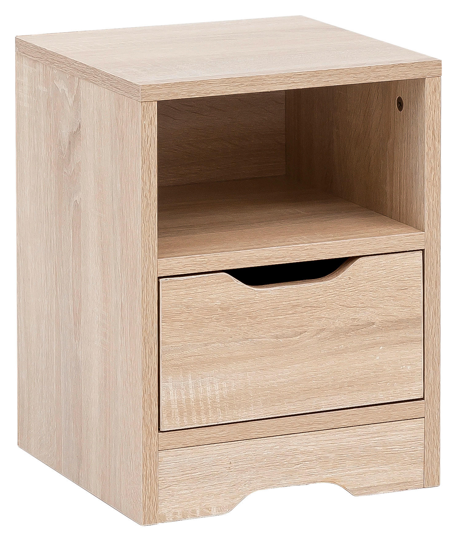 NACHTKÄSTCHEN in Eichefarben  - Eichefarben, MODERN, Holzwerkstoff (31/43/31cm) - MID.YOU