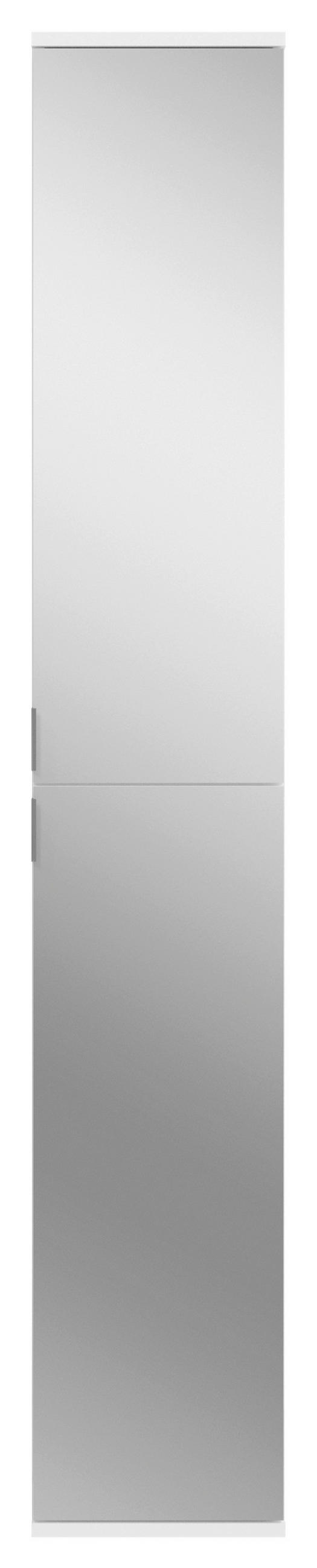 VÍCEÚČELOVÁ SKŘÍŇ, bílá,  - bílá/černá, Moderní, kov/kompozitní dřevo (32,5/193/37cm) - MID.YOU