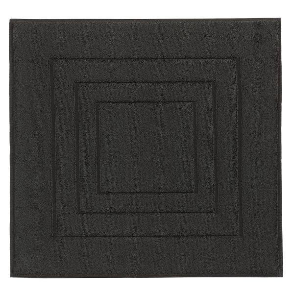 BADEMATTE Schwarz 60/60 cm  - Schwarz, KONVENTIONELL, Textil (60/60cm) - Vossen
