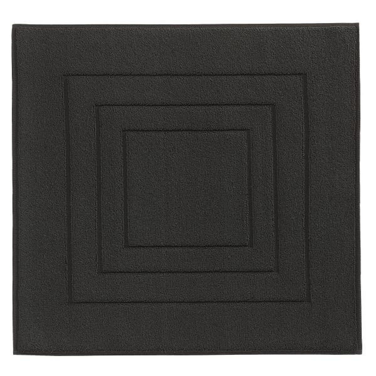 BADEMATTE Schwarz 60/60 cm  - Schwarz, KONVENTIONELL, Textil (60/60cm) - Vossen