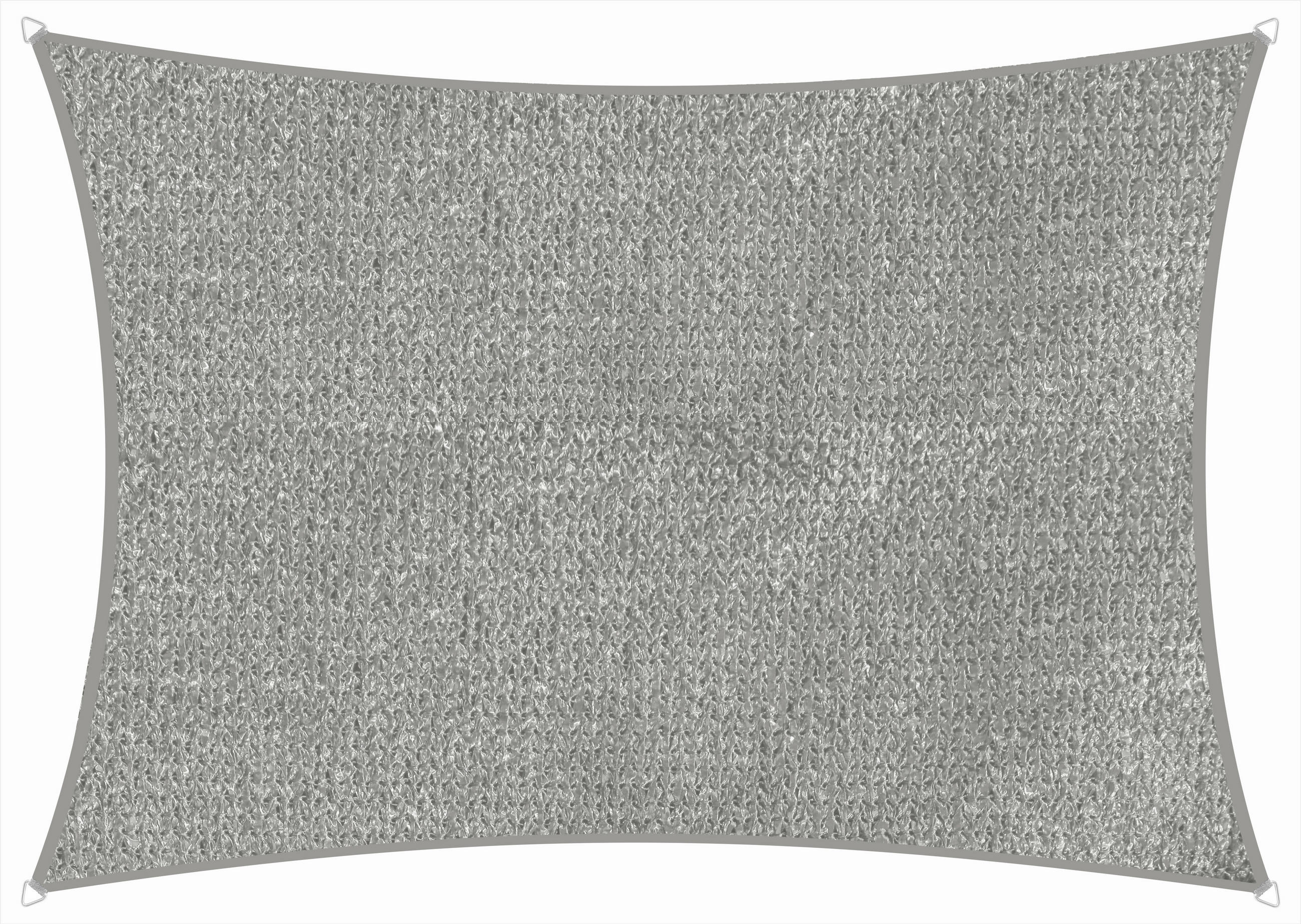 GARTENSONNENSEGEL - Silberfarben, Basics, Textil (360/0,5/250cm) - Schneider
