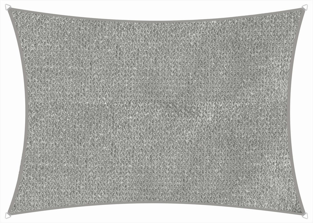 GARTENSONNENSEGEL - Silberfarben, Basics, Textil (360/0,5/250cm) - Schneider
