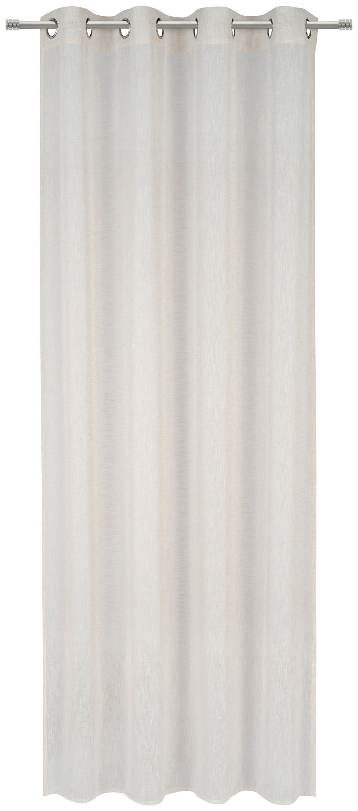 ÖSENSCHAL halbtransparent 140/245 cm   - Beige, Basics, Textil (140/245cm) - Esposa